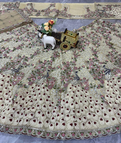 Latest Net Sequence Work Lehenga Choli