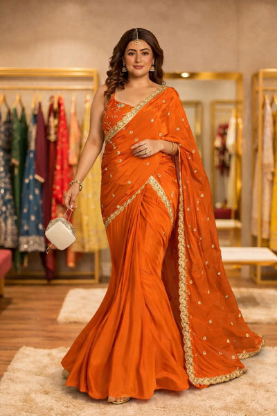 Ready to wear lehenga saree