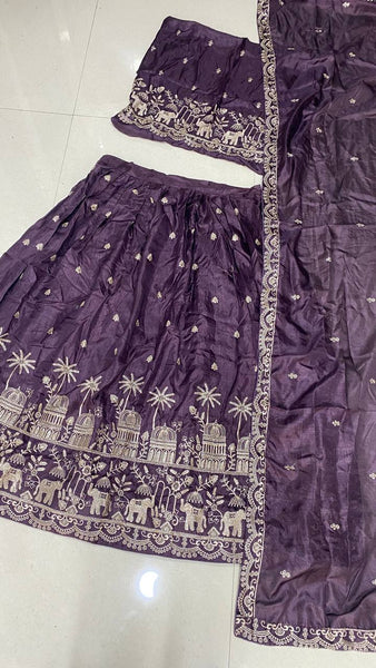 Latest Silk Lehenga Choli