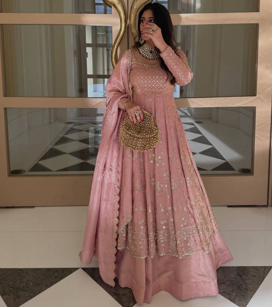 Exquisite GMY Silk Lehenga Choli Set