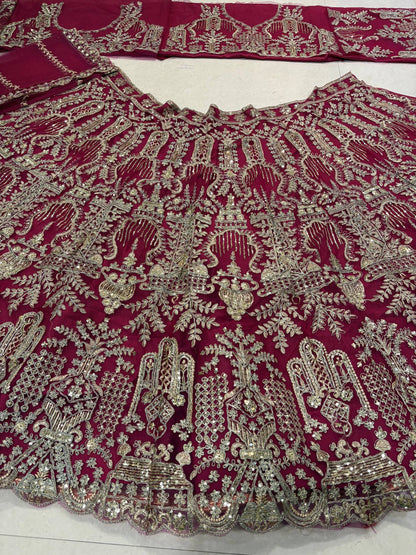 Premium Soft Net Sequins Coding Work Lehenga Choli Set with Dupatta