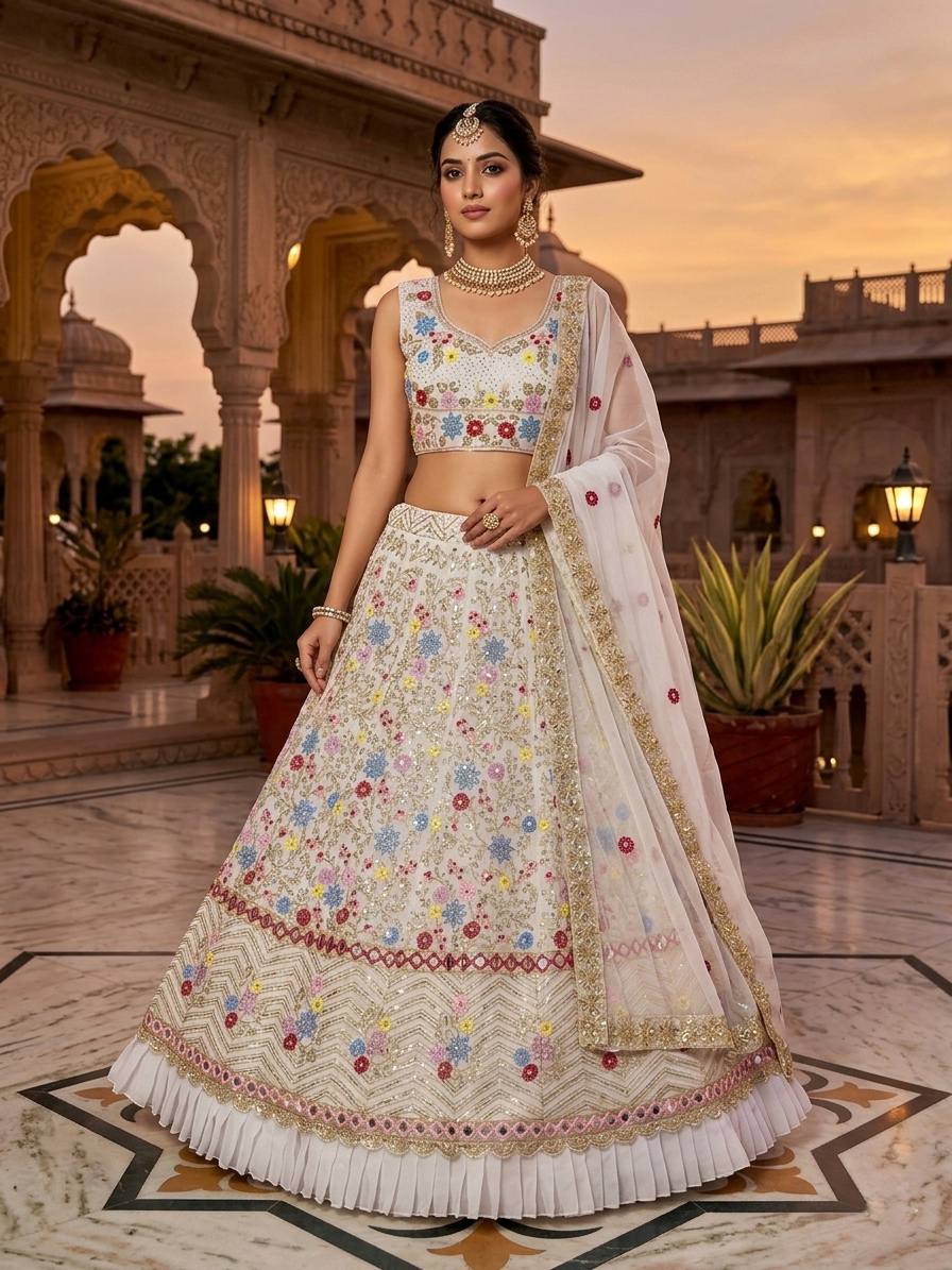 Latest Georgette Lehenga Choli