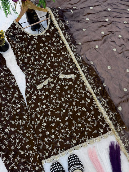 Frendy Silk Farshi Salwar suit