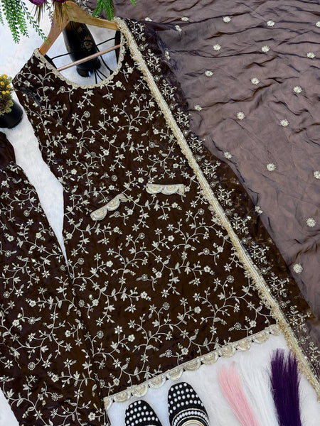 Frendy Silk Farshi Salwar suit