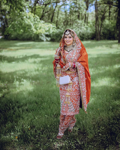 Premium Natural Crepe Silk Farshi Salwar Suit