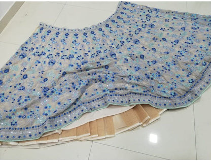 Exquisite Multi-Color Faux Georgette Lehenga Choli Set