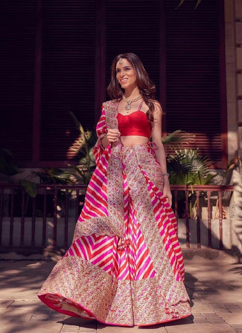 Premium Multi Color Printed Georgette Lehenga Choli Set