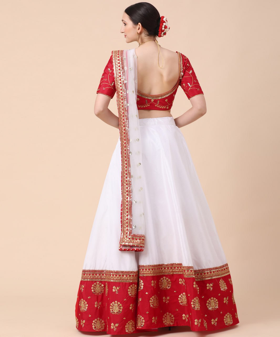 Royal Diamond Satin Lehenga Set