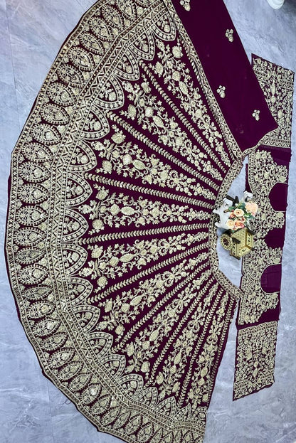 Premium Faux Georgette Lehenga Choli set