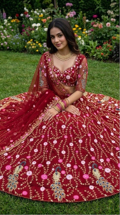Royal Sequins Net Lehenga choli set