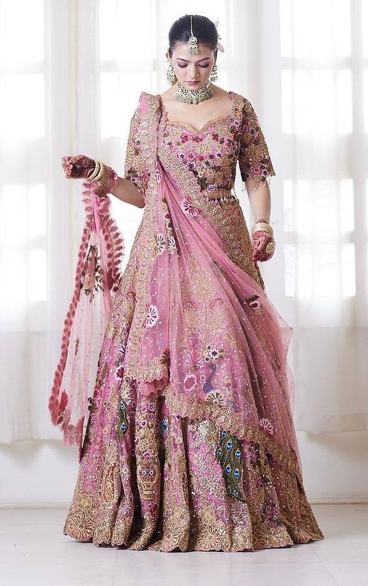 Festive Wear Fox Georgette Lehenga Choli with Heavy Sequins Work
