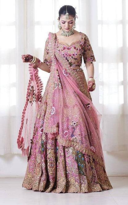Festive Wear Fox Georgette Lehenga Choli with Heavy Sequins Work