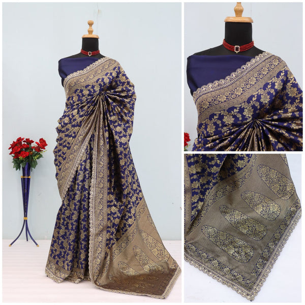 Kanjeevaram Silk Saree With Blouse Piece