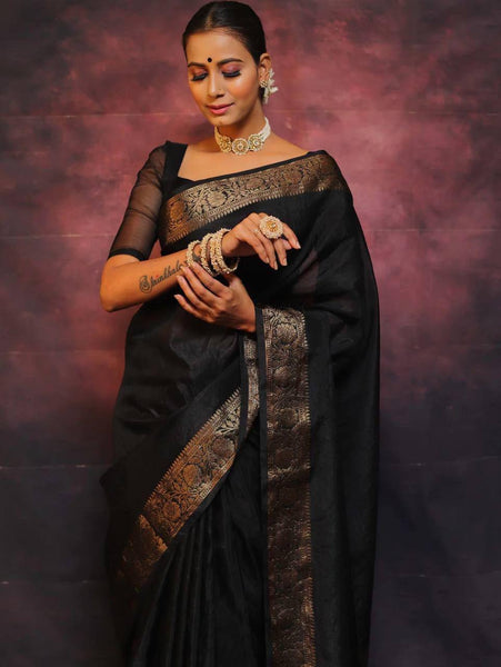 Reach Pallu Jacquard Saree For Women