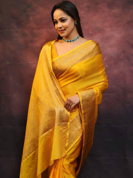 Reach Pallu Jacquard Saree For Women