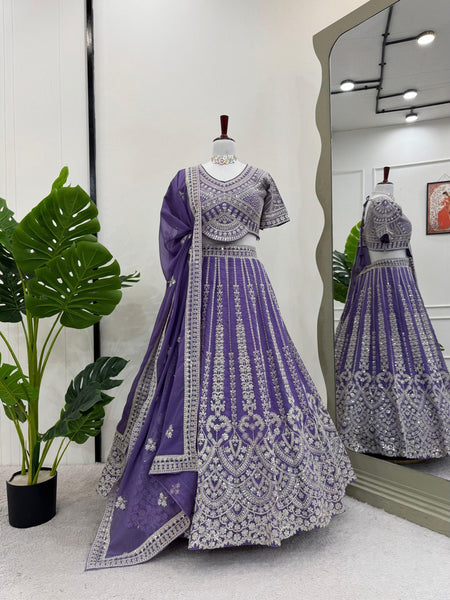 Latest Georgette lehenga for women