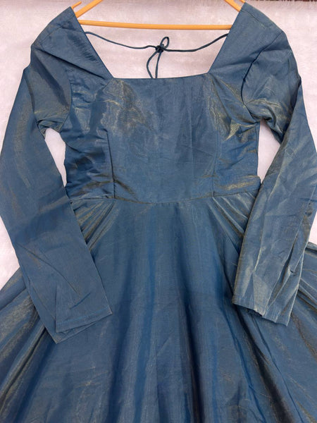 Latest Rama Green Color Simmer Silk Salwar Suit