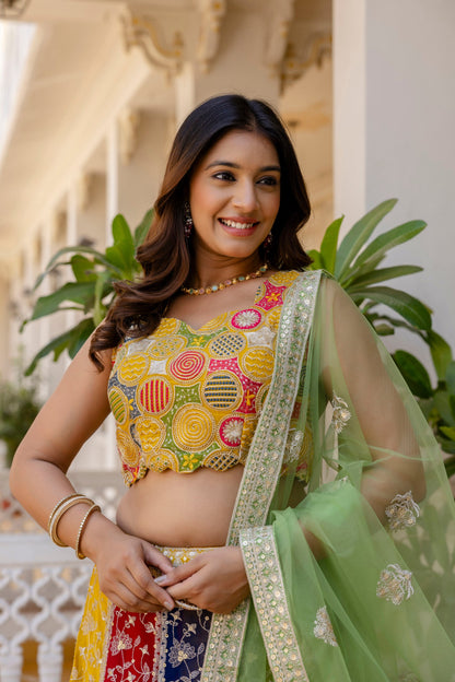 Latest Georgette Multi Thread Sequence Lehenga Choli