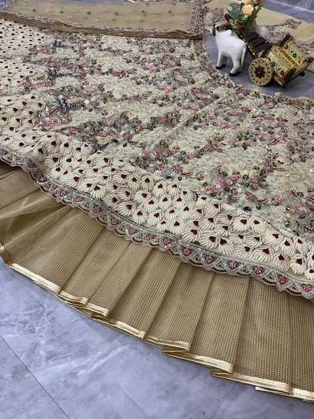 Latest Net Sequence Work Lehenga Choli