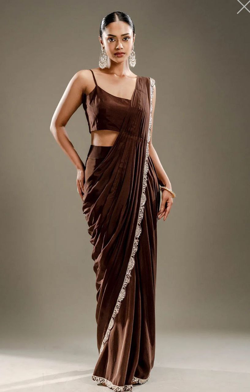 Latest Jacket saree ready to wear