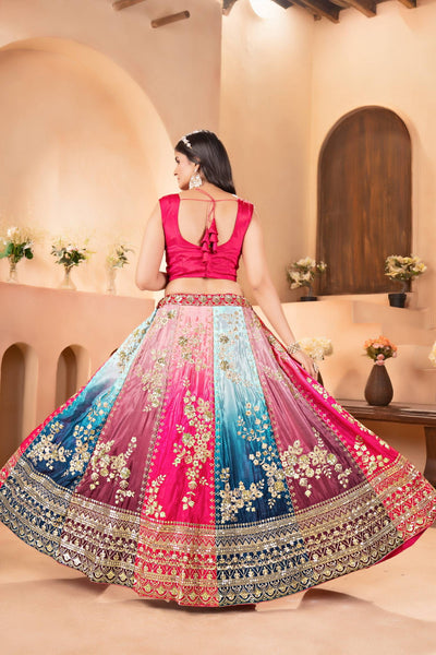 Premium Chinon Pedding Lehenga Choli with Zari & Sequins Work