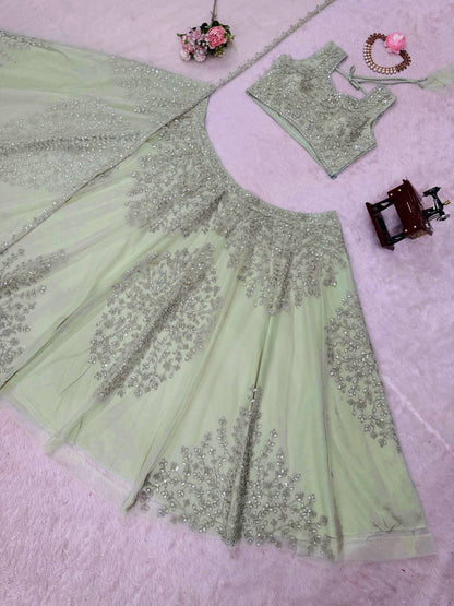 Soft Butterfly Net Designer Lehenga Choli