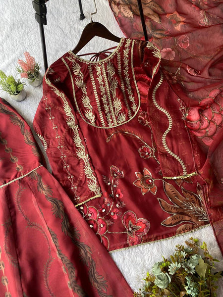 Soft Organza Sharara Set