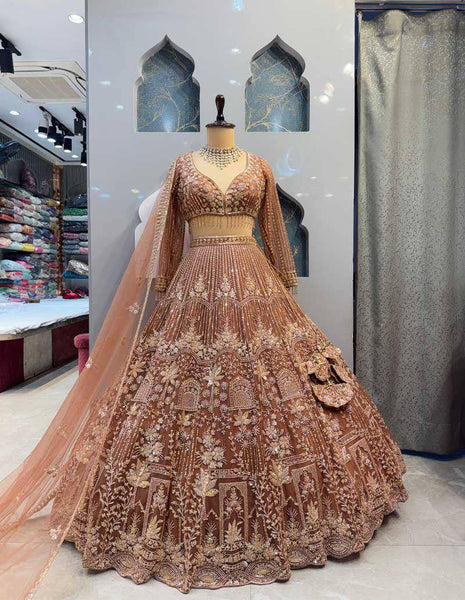 Latest Net Lehenga Choli