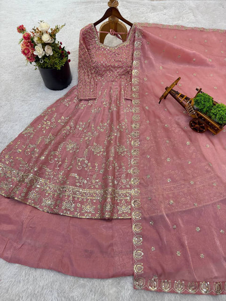Exquisite GMY Silk Lehenga Choli Set