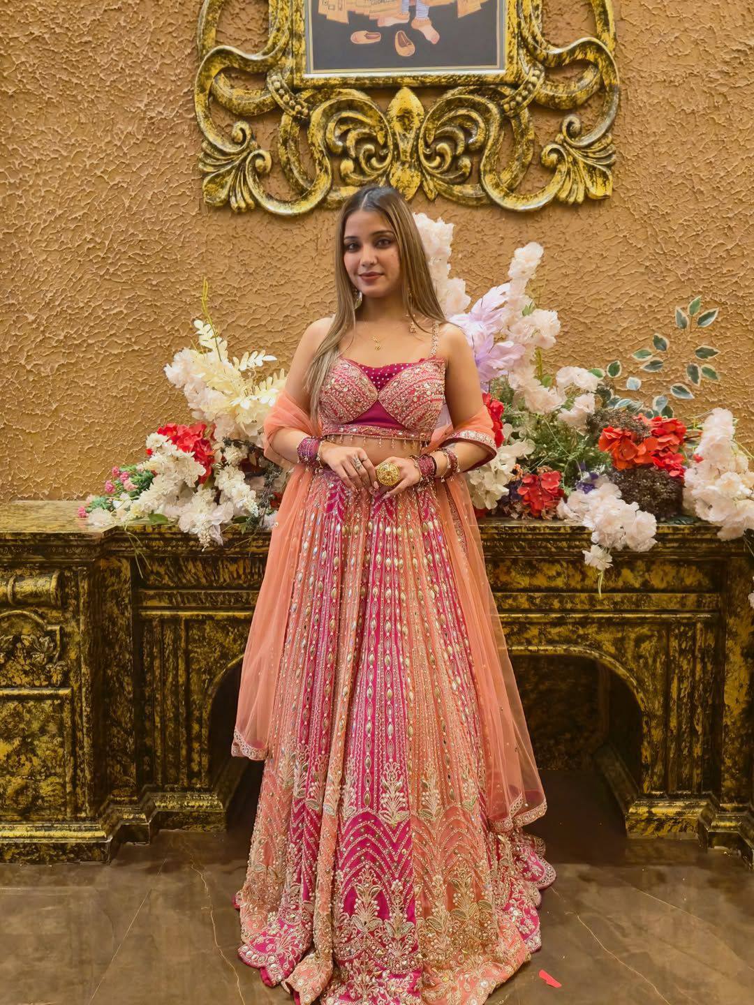 Exquisite Fox Georgette Lehenga Choli with Real Mirror Coding Work
