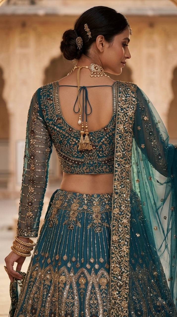Premium Soft Butterfly Net Lehenga Choli With Intricate Sequins Work