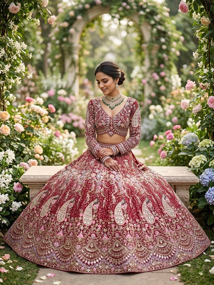 Premium Soft Butterfly Net Lehenga Choli With Coding Sequins Work