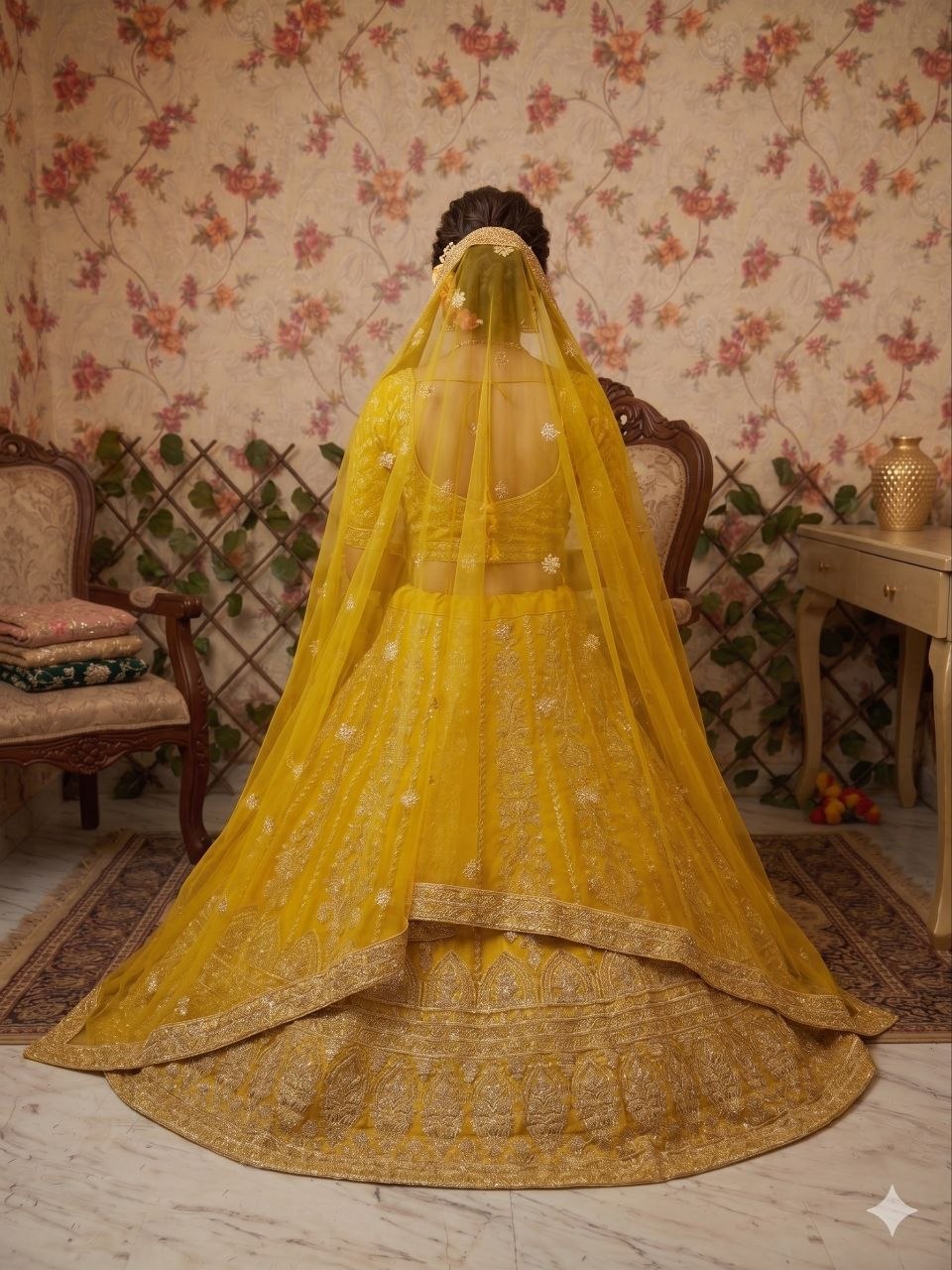 Premium Butterfly Net Lehenga Choli with Heavy Sequins Embroidery