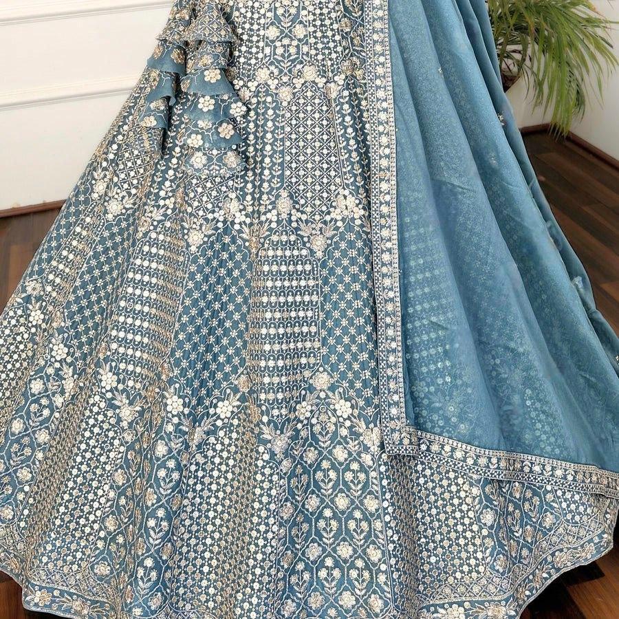 Premium Star Faux Georgette Lehenga Choli with Dual-Sequence Embroidery Heavy Flair