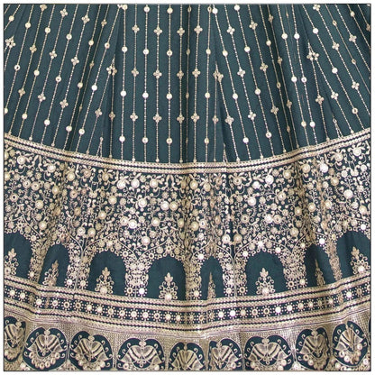 Royal Sequin Embroidered Georgette Lehenga Set