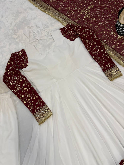 Exquisite Ethnic Maxi Anarkali Set