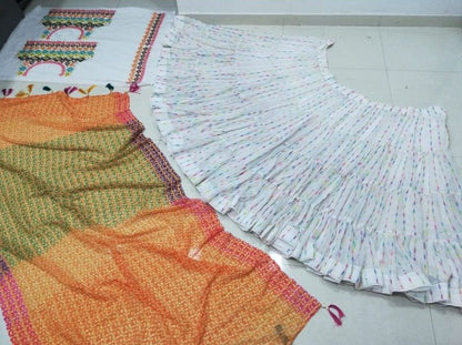 Premium Embroidered Georgette Lehenga Set