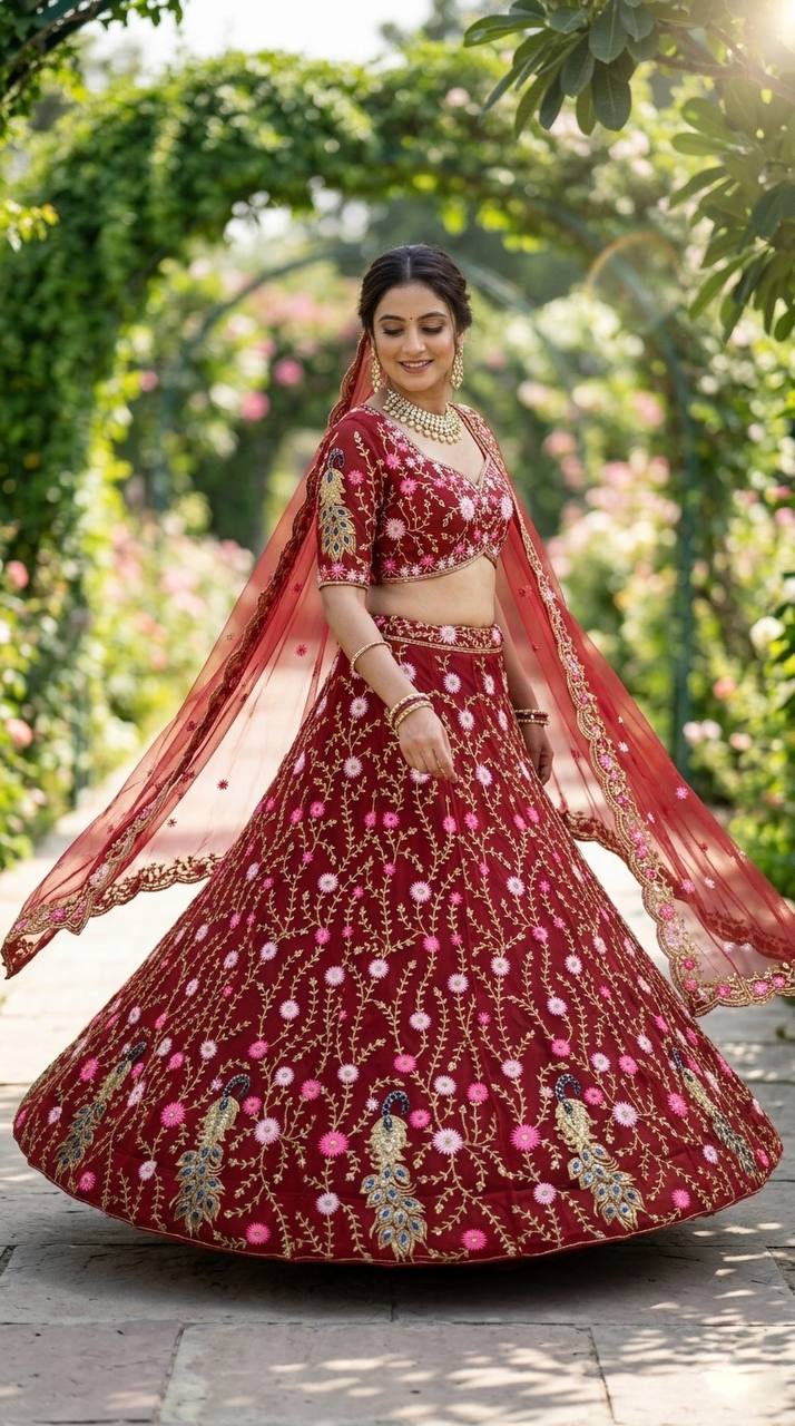 Royal Sequins Net Lehenga choli set