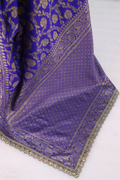 Latest Banarasi Silk Saree with Matching Silk Blouse Piece