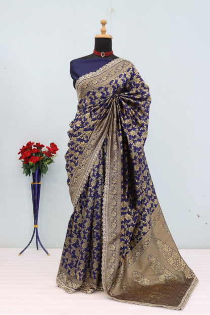 Kanjeevaram Silk Saree With Blouse Piece