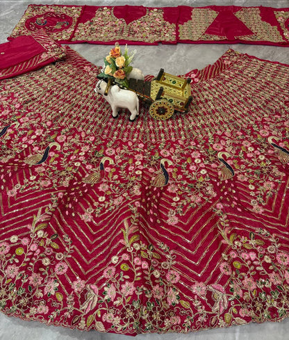 Twinkle Silk Coding Sequins Embroidered Lehenga Choli Set