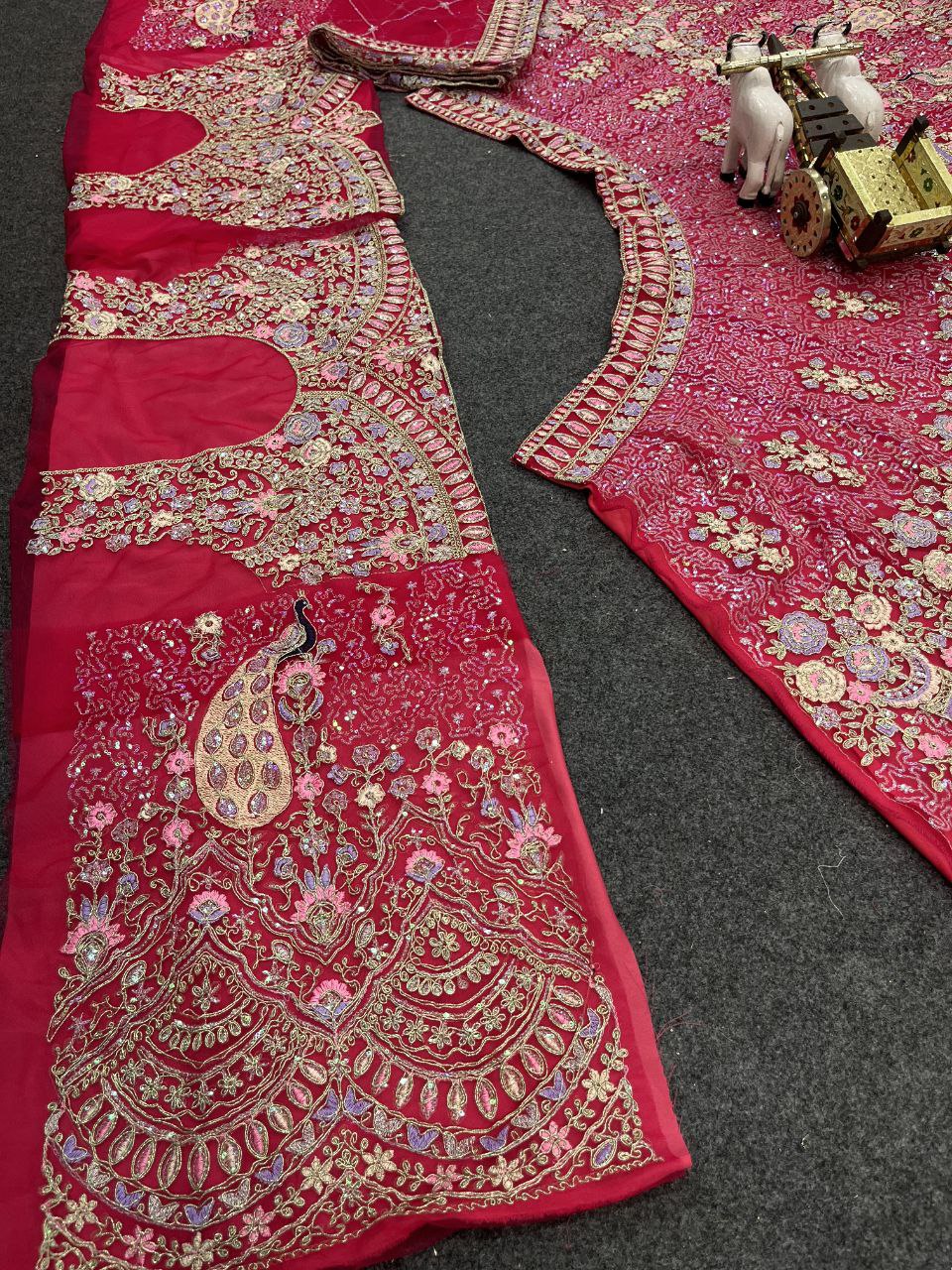 Rani Net Party Wear Lehenga For Women