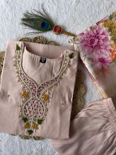 Roman Silk Hand Work Salwar Suit