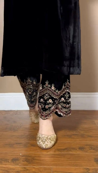 Premium Viscose Velvet Co-Ord Set