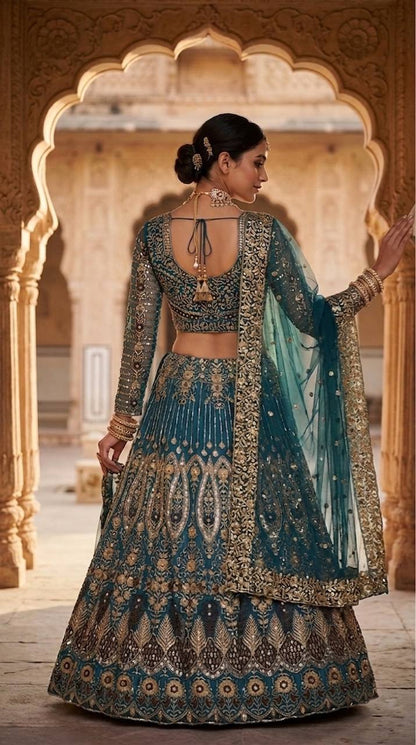 Premium Soft Butterfly Net Lehenga Choli With Intricate Sequins Work