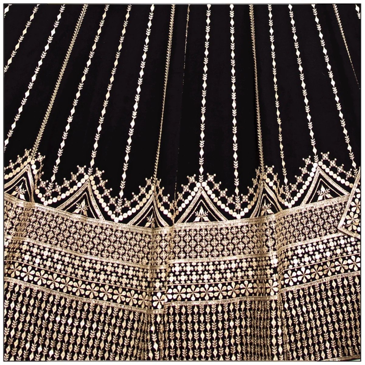 Premium Faux Georgette Embroidered Lehenga Choli Set
