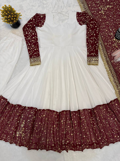 Exquisite Ethnic Maxi Anarkali Set