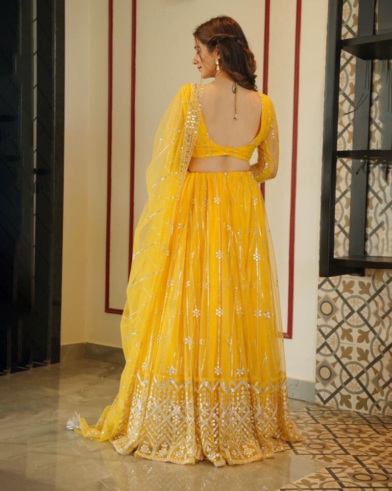 Premium Butterfly Net Lehenga Choli set