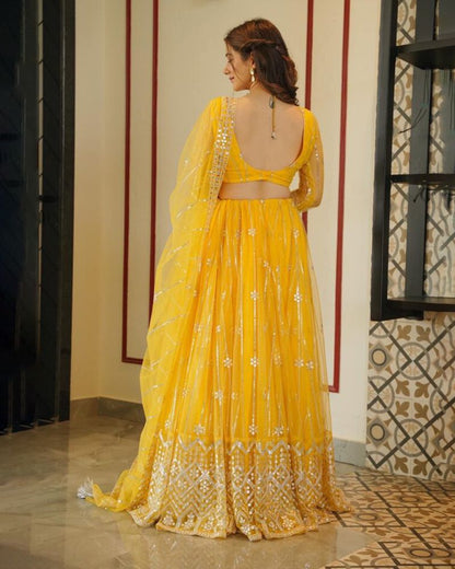 Premium Butterfly Net Lehenga Choli set