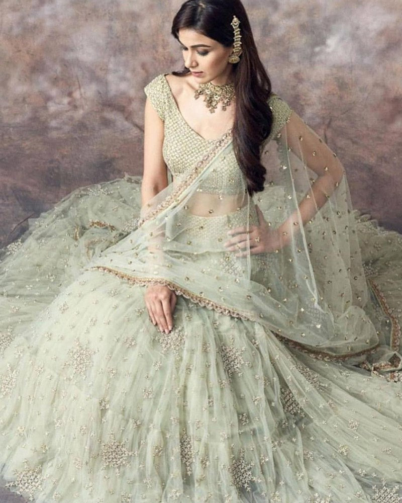 Royal Embellished Sequins Lehenga Set
